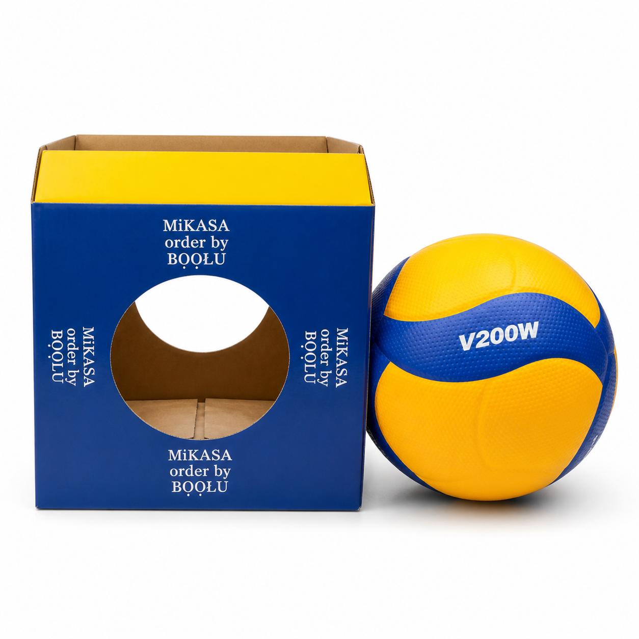 توپ والیبال میکاسا مدل V200W (طرح اورجینال به همراه جعبه اختصاصی)