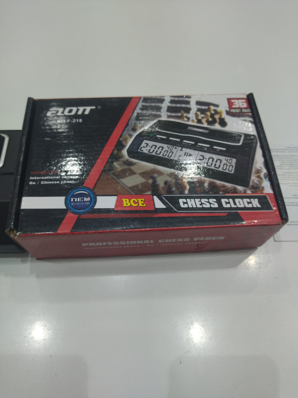 معرفی ساعت شطرنج حرفهای FLOTT مدل F-218