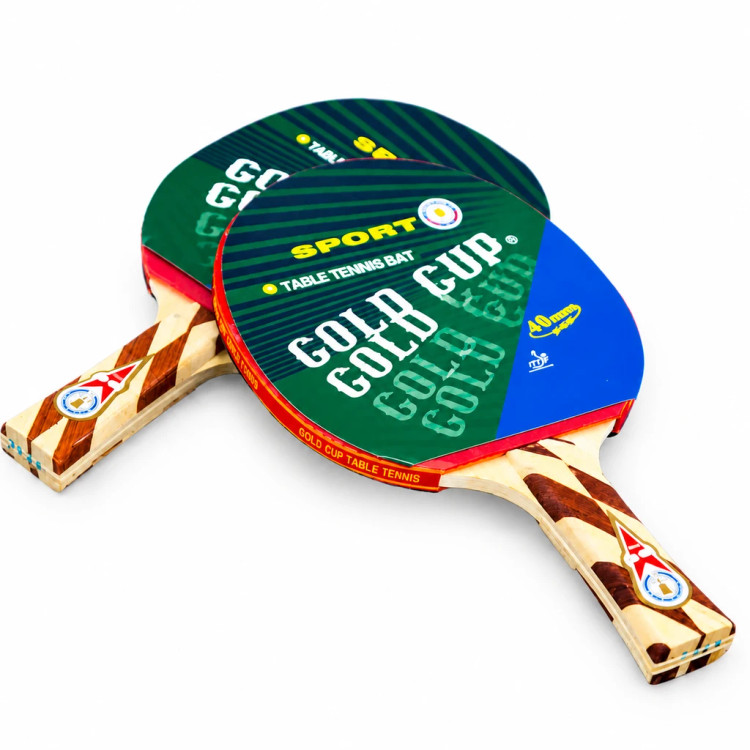 راکت پینگپنگ گلد کاپ (Gold Cup) – تک راکت روکشدار، جنس متوسط، مناسب تمرین و تفریح